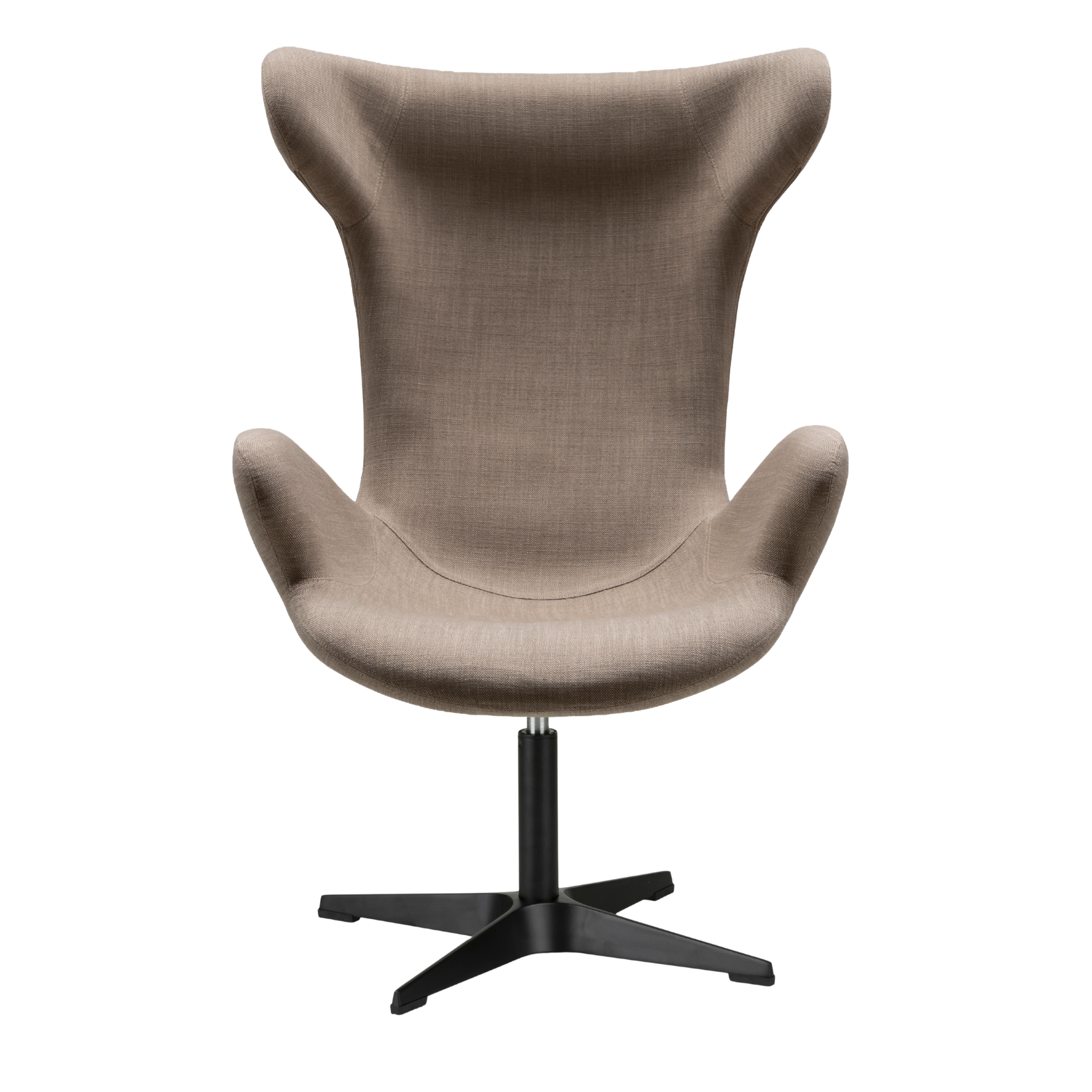 Victor Lounge-Sessel,Stoff - schwarzem Drehfuß